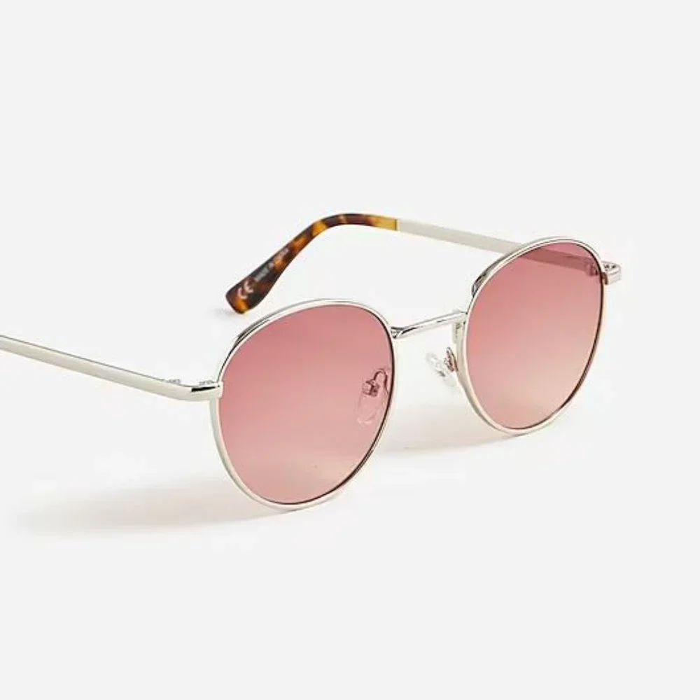 J. Crew Round wire-frame sunglasses